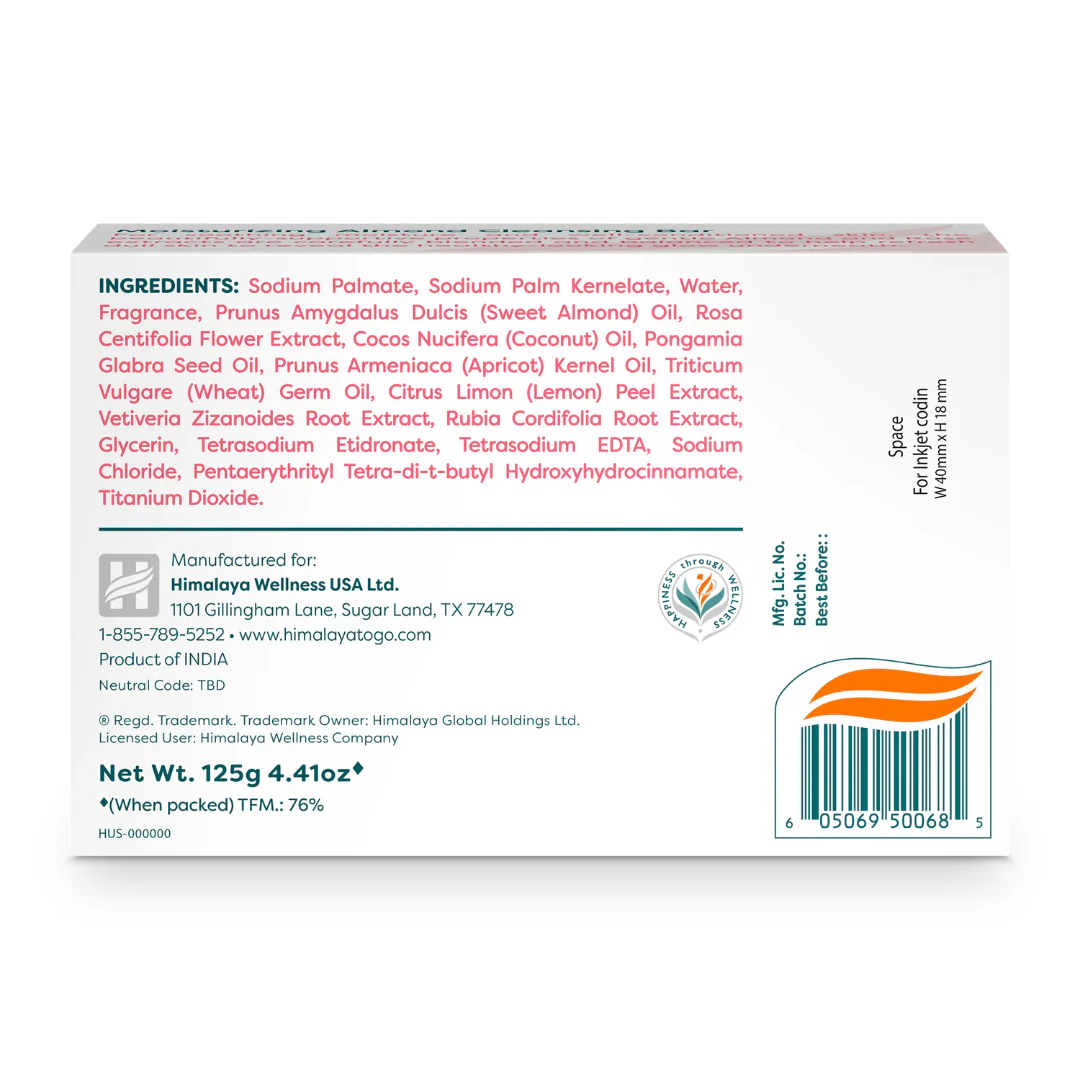 Moisturizing Almond Cleansing Bar - Image 3