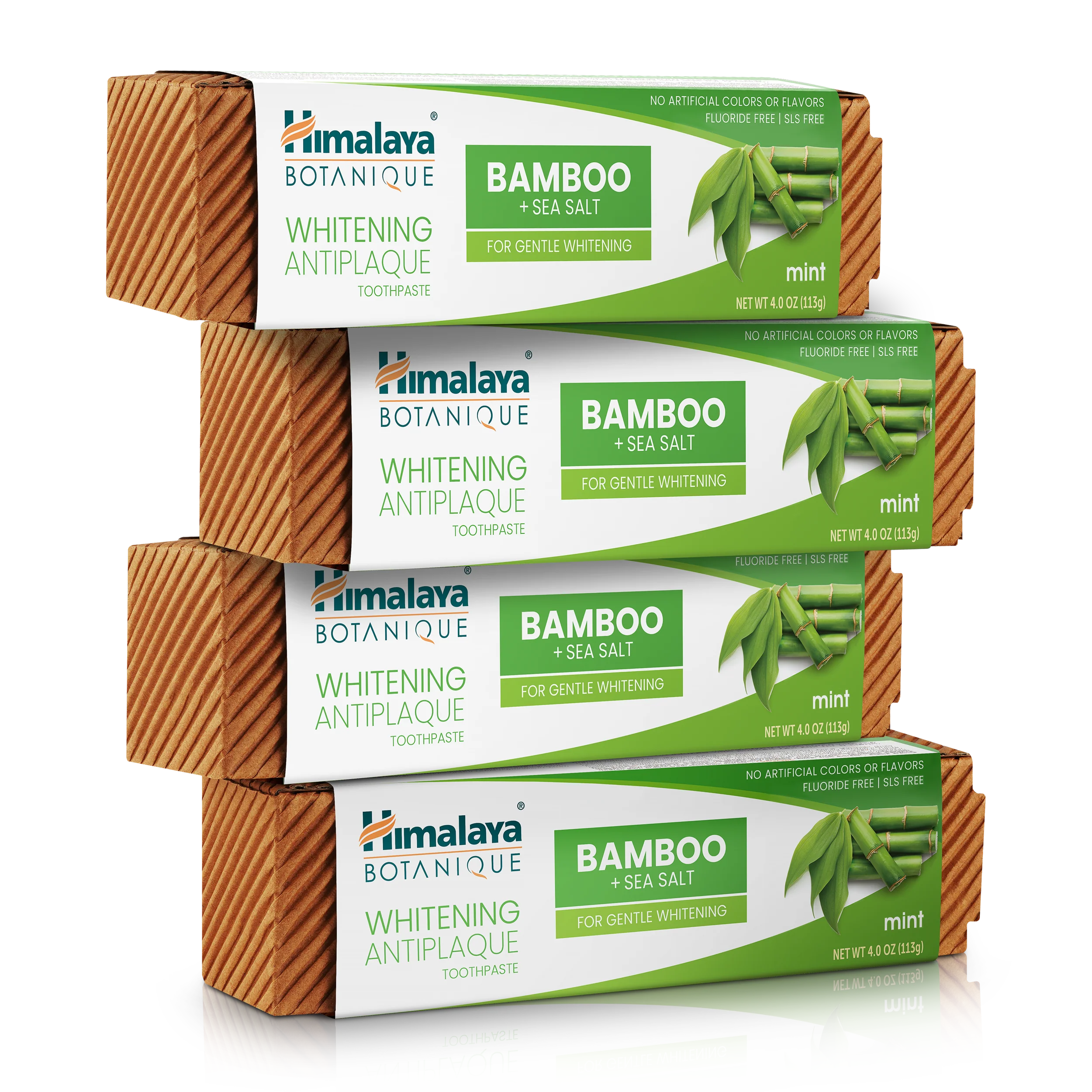 Whitening Antiplaque Bamboo & Sea Salt Mint Toothpaste - Image 4