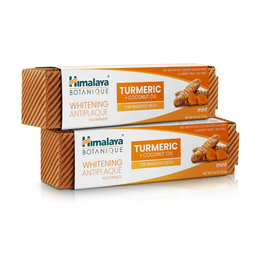 Whitening Antiplaque Turmeric & Coconut Oil Mint Toothpaste - Image 3