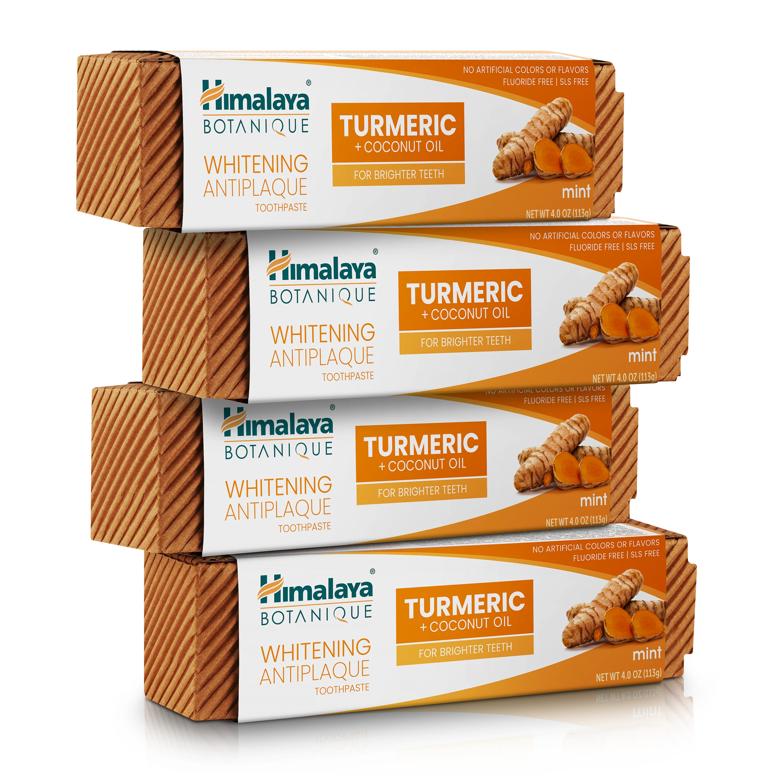 Whitening Antiplaque Turmeric & Coconut Oil Mint Toothpaste - Image 4